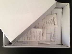 Receipts don't belong in shoe boxes
